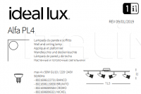 Светильник ALFA PL4 Ideal Lux