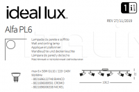 Светильник ALFA PL6 Ideal Lux