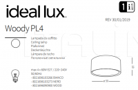 Потолочный светильник WOODY PL4 Ideal Lux