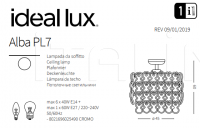 Потолочный светильник ALBA PL7 Ideal Lux