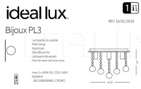 Потолочный светильник BIJOUX PL3 Ideal Lux