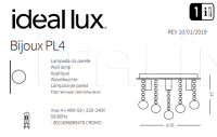 Потолочный светильник BIJOUX PL4 Ideal Lux