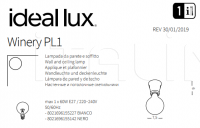 Потолочный светильник WINERY PL1 Ideal Lux