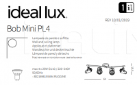 Светильник BOB MINI PL4 Ideal Lux