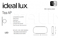 Настенный светильник TEA AP Ideal Lux