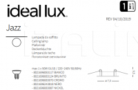 Потолочный светильник JAZZ Ideal Lux