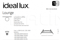 Потолочный светильник LOUNGE Ideal Lux