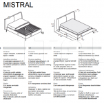 Кровать MISTRAL Meta Design