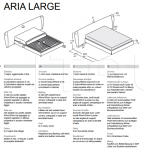 Кровать ARIA/ARIA LARGE Meta Design