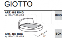 Кровать GIOTTO Meta Design