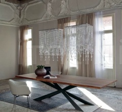 Стол обеденный Spyder Wood фабрика Cattelan Italia