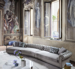 Итальянские Пуфы - Пуф Grant фабрика Poltrona Frau