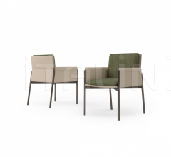 Стул с подлокотниками Zenit chair фабрика Turri