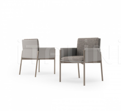 Стул с подлокотниками Zenit chair фабрика Turri