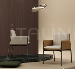 Стул с подлокотниками Zenit chair фабрика Turri