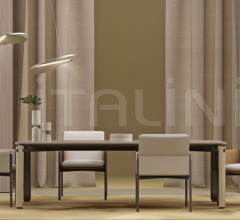 Стул с подлокотниками Zenit chair фабрика Turri