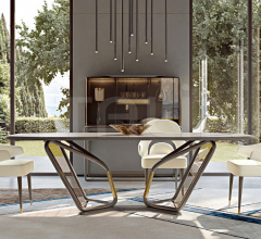 Стол обеденный Vine rectangular table фабрика Turri