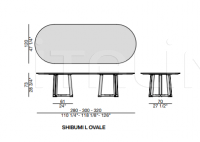 Стол обеденный Shibumi Porada