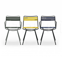 Стул с подлокотниками 2058 Dan фабрика Zanotta