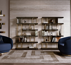 Итальянские Стеллажи - Книжный стеллаж AIDA Итальянские Стеллажи - Книжный стеллаж AIDA фабрика Carpanese