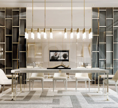 Итальянские Столы обеденные - Стол обеденный 7903/7953 Итальянские Столы обеденные - Стол обеденный 7903/7953 фабрика Carpanese