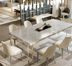 Итальянские Столы обеденные - Стол обеденный 7903/7953 Итальянские Столы обеденные - Стол обеденный 7903/7953 фабрика Carpanese