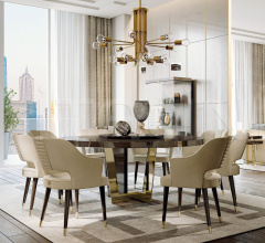 Итальянские Столы обеденные - Стол обеденный 7915/7965 Итальянские Столы обеденные - Стол обеденный 7915/7965 фабрика Carpanese