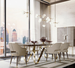 Итальянские Столы обеденные - Стол обеденный 7905/7955 Итальянские Столы обеденные - Стол обеденный 7905/7955 фабрика Carpanese