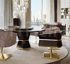 Итальянские Столы обеденные - Стол обеденный 7515/7506 Итальянские Столы обеденные - Стол обеденный 7515/7506 фабрика Carpanese