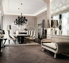 Итальянские Столы обеденные - Стол обеденный 6153 Итальянские Столы обеденные - Стол обеденный 6153 фабрика Carpanese