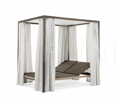 Итальянские Уличные шезлонги - Шезлонг Allaperto Mountain Etwick Lounge bed фабрика Ethimo