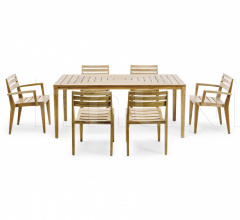 Итальянские Уличные столы - Стол обеденный Ribot Итальянские Уличные столы - Стол обеденный Ribot фабрика Ethimo