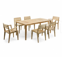 Итальянские Уличные столы - Стол обеденный Ribot Итальянские Уличные столы - Стол обеденный Ribot фабрика Ethimo