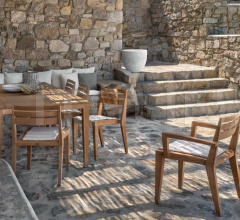 Итальянские Уличные столы - Стол обеденный Ribot Итальянские Уличные столы - Стол обеденный Ribot фабрика Ethimo