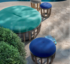 Итальянские Уличная мебель - Пуф Swing 40 h38 фабрика Ethimo