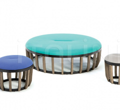 Итальянские Уличная мебель - Пуф Swing 60 h46 фабрика Ethimo
