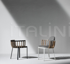 Итальянские Уличная мебель - Стул с подлокотниками Swing фабрика Ethimo