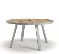 Итальянские Уличные столы - Стол обеденный Swing Round Dining Table Итальянские Уличные столы - Стол обеденный Swing Round Dining Table фабрика Ethimo