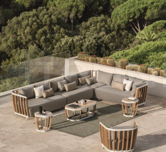 Итальянские Уличные столики - Кофейный столик Swing Coffee table XL фабрика Ethimo