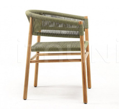 Итальянские Уличная мебель - Стул с подлокотниками Kilt in teak фабрика Ethimo