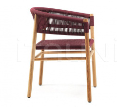 Итальянские Уличная мебель - Стул с подлокотниками Kilt in teak фабрика Ethimo