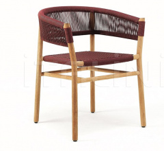 Итальянские Уличная мебель - Стул с подлокотниками Kilt in teak фабрика Ethimo