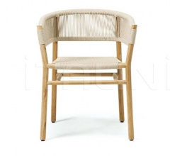 Итальянские Уличная мебель - Стул с подлокотниками Kilt in teak фабрика Ethimo