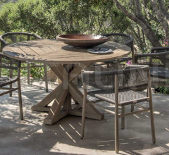 Итальянские Уличная мебель - Стул с подлокотниками Kilt in teak фабрика Ethimo