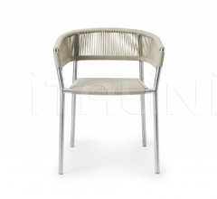 Итальянские Уличная мебель - Стул с подлокотниками Kilt in steel фабрика Ethimo