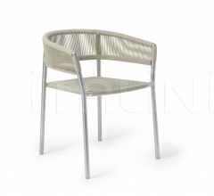 Итальянские Уличная мебель - Стул с подлокотниками Kilt in steel фабрика Ethimo