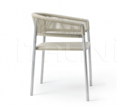 Итальянские Уличная мебель - Стул с подлокотниками Kilt in steel фабрика Ethimo