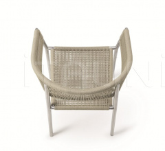 Итальянские Уличная мебель - Стул с подлокотниками Kilt in steel фабрика Ethimo