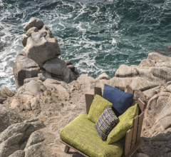 Итальянские Уличные кресла - Кресло Rafael Lounge armchair Итальянские Уличные кресла - Кресло Rafael Lounge armchair фабрика Ethimo