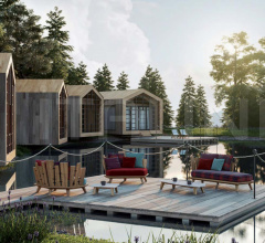 Итальянские Уличные шезлонги - Шезлонг Rafael Daybed фабрика Ethimo